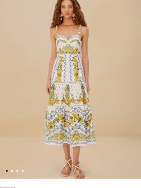 farm rio giannina knit midi dress Farm Rio Giannina Knit Midi Dress
